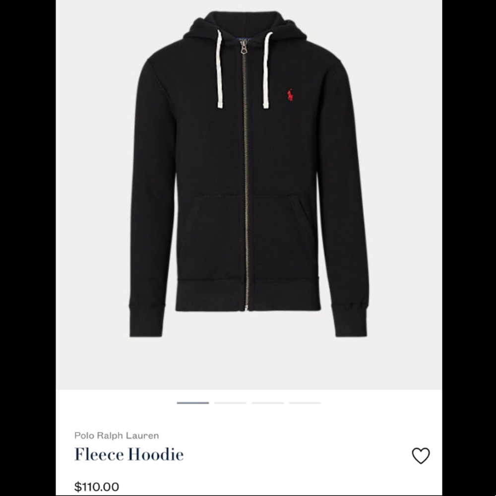 Polo Ralph Lauren Fleece Hoodie Vintage